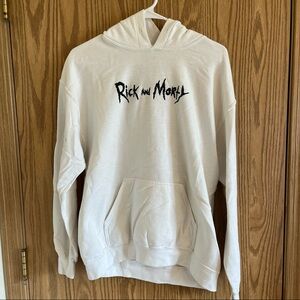 Rick and Morty white hoodie